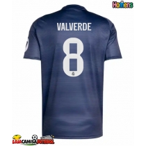 Camisa de Futebol Real Madrid Federico Valverde #8 Equipamento Secundário 2025-26 Manga Curta